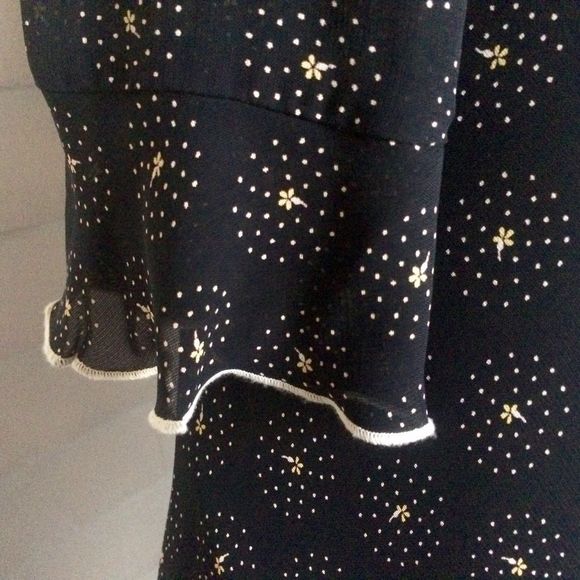 J.Jill black sheer rayon dress - Picture 4 of 8